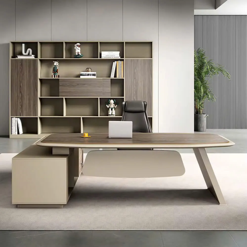 Bàn Giám Đốc Hiện Đại Chân Nghiêng Độc Đáo - BGĐ102