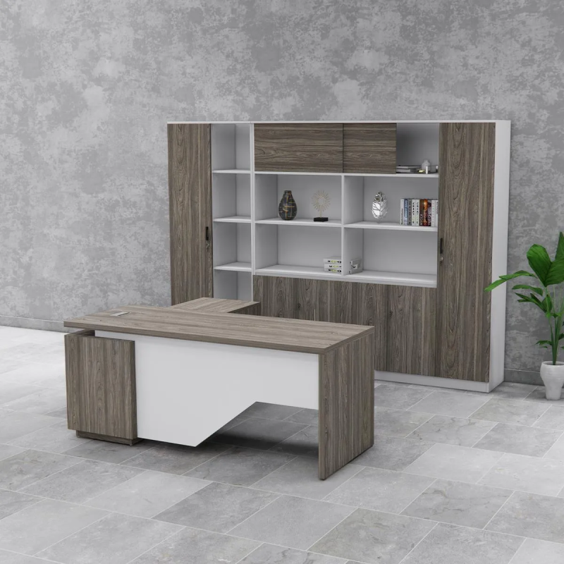 Bàn Giám Đốc Kiểu Dáng Đặc Biệt Vát Chéo - BGĐ107