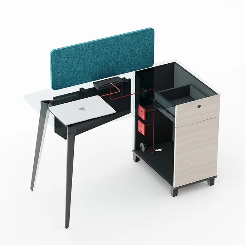 Bàn Làm Việc Văn Phòng Chân Đa Giác - BLV25