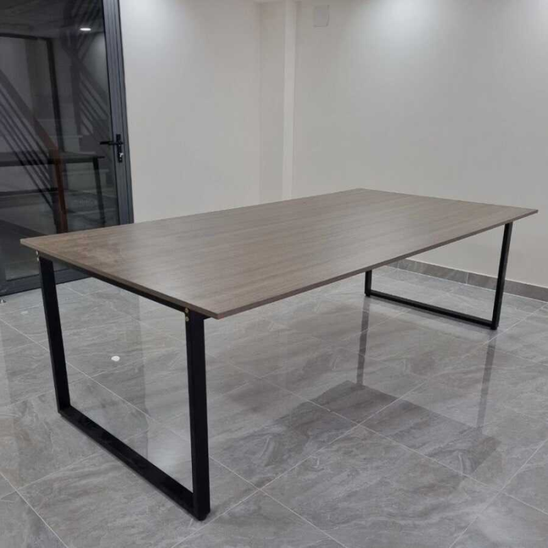 Bàn Họp Chân Sắt Trơn 2m4 x 1m2 - BH4