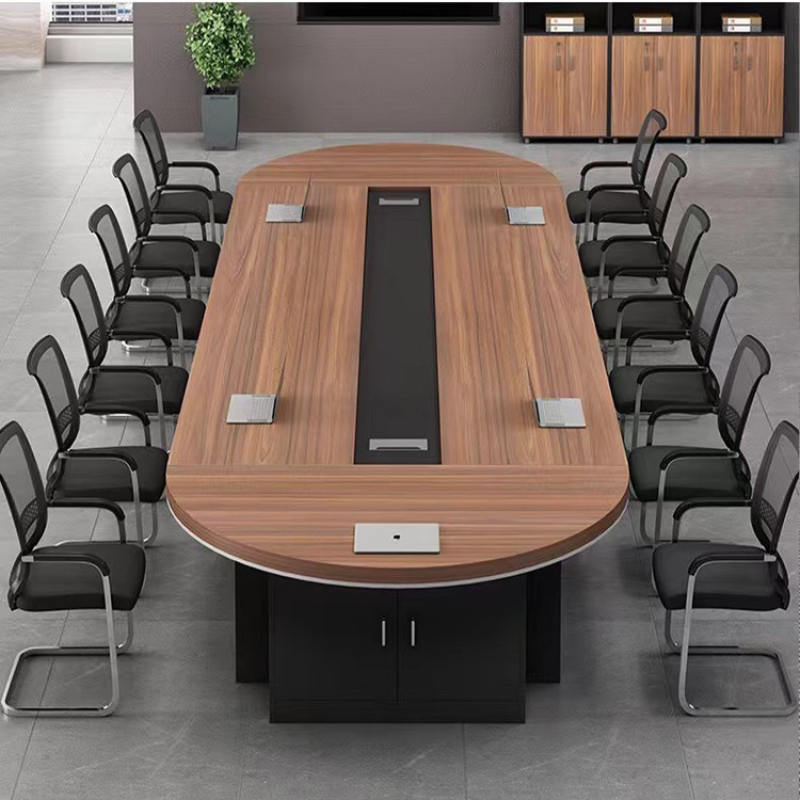 Bàn Hội Nghị Văn Phòng Oval 4m - BH37