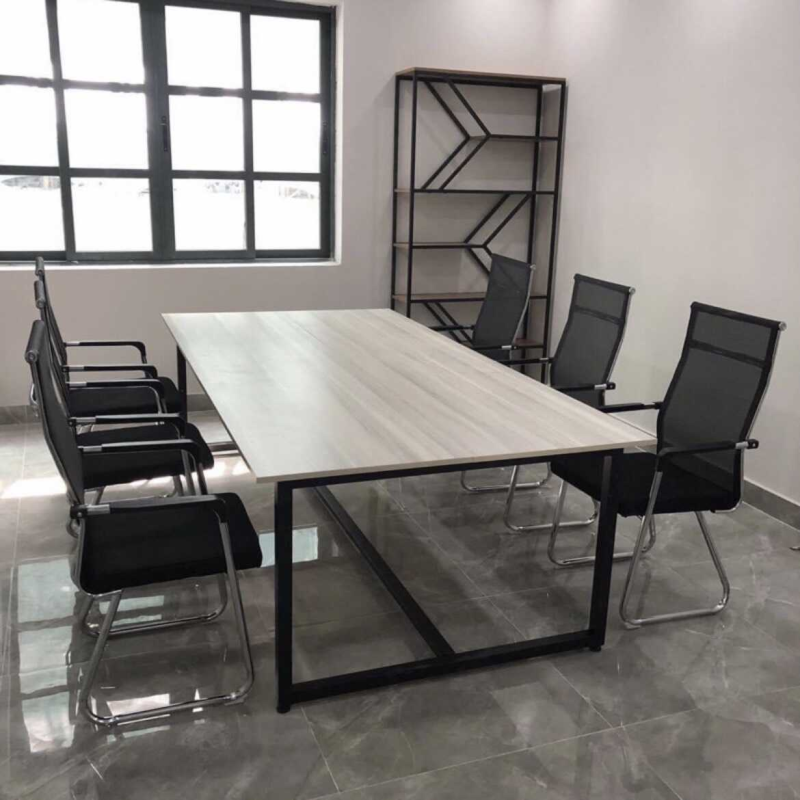 Bàn Họp Văn Phòng Chân Sắt 2m x 1m - BH6