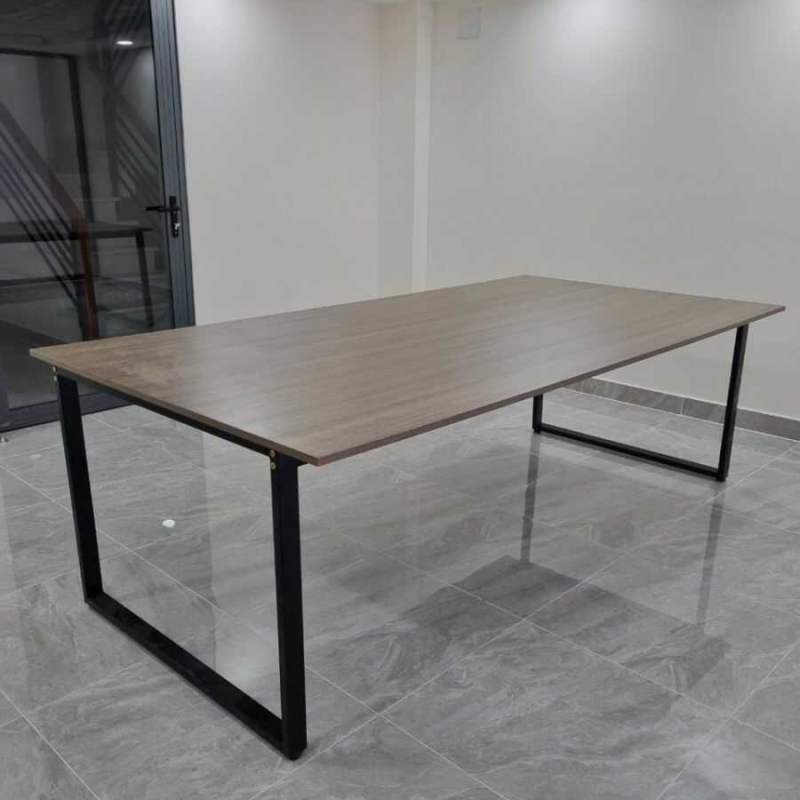 Bàn họp nhân viên chân sắt 2m x  1m - BH6