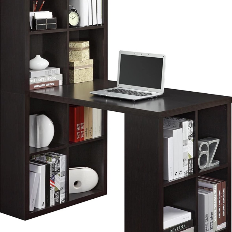 Bàn Làm Việc Có Kệ Gỗ 12 Ngăn - BG21
