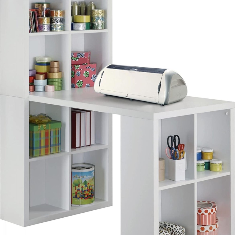 Bàn Làm Việc Có Kệ Gỗ 12 Ngăn - BG21