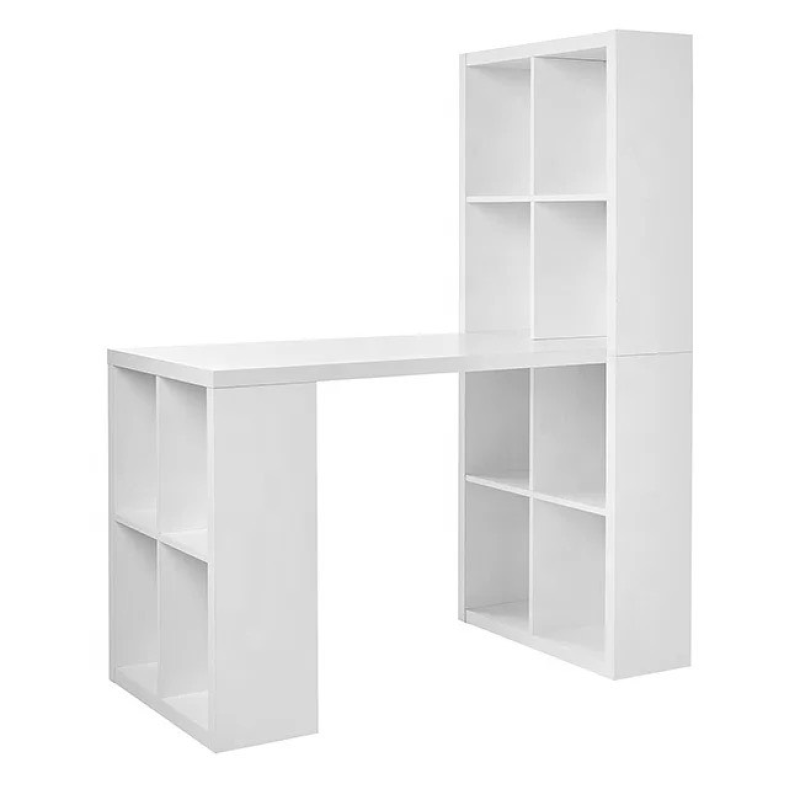 Bàn Làm Việc Có Kệ Gỗ 12 Ngăn - BG21