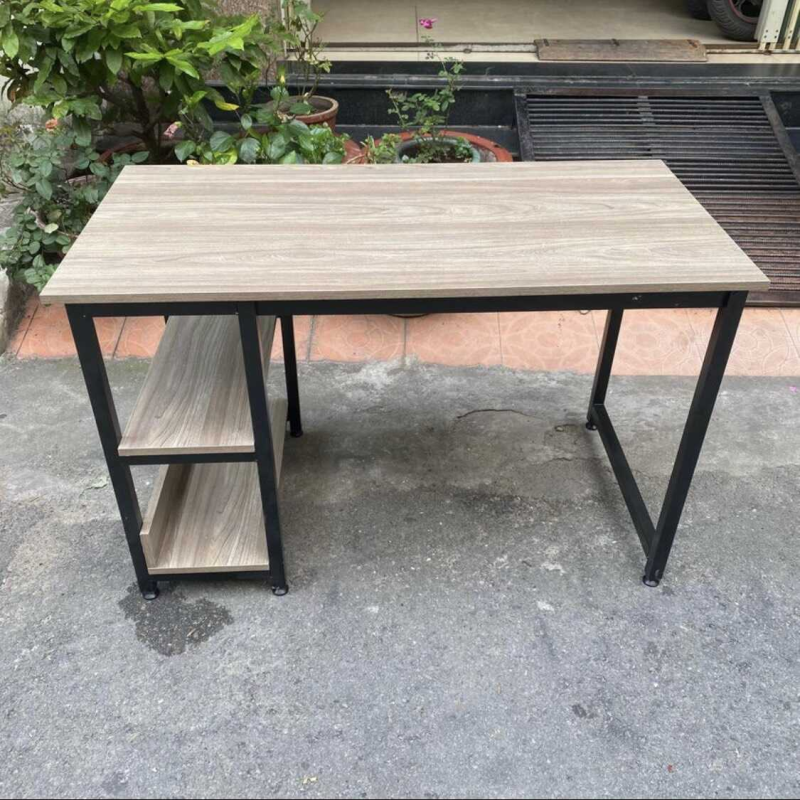Bàn Làm Việc Văn Phòng 2 Kệ Sách - BLV9