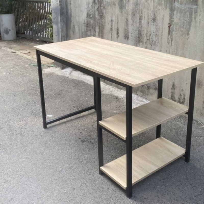 Bàn Làm Việc Văn Phòng 2 Kệ Sách - BLV9