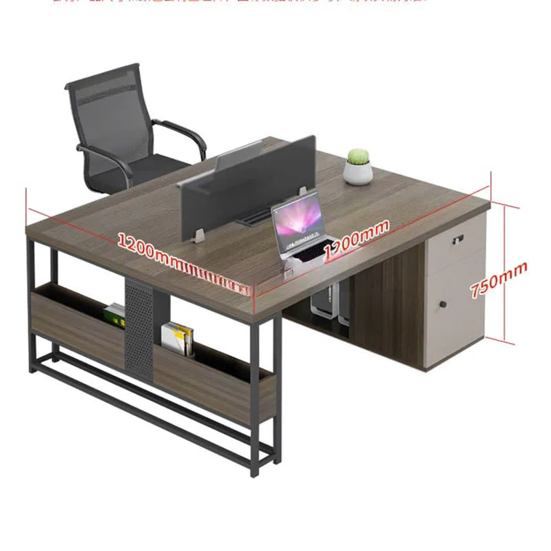 Bàn Làm Việc 2 Người Thiết Kế Vách Lưới Tối Giản - BC104
