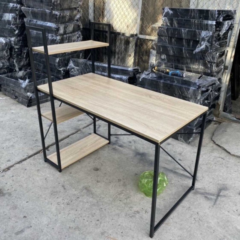 Bàn Văn Phòng Làm Việc 3 Kệ Sách - BLV8