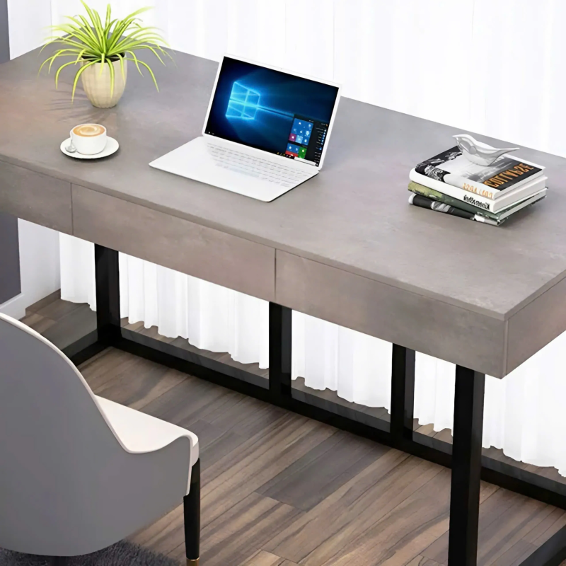 Bàn Làm Việc Chân Hộp Sắt Vuông Cao Cấp - BLV129