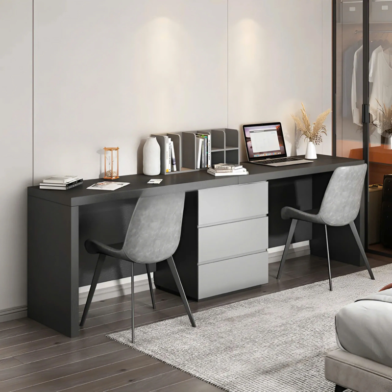 Bàn Làm Việc Đôi Gỗ MDF Tối Ưu Không Gian - BLV133