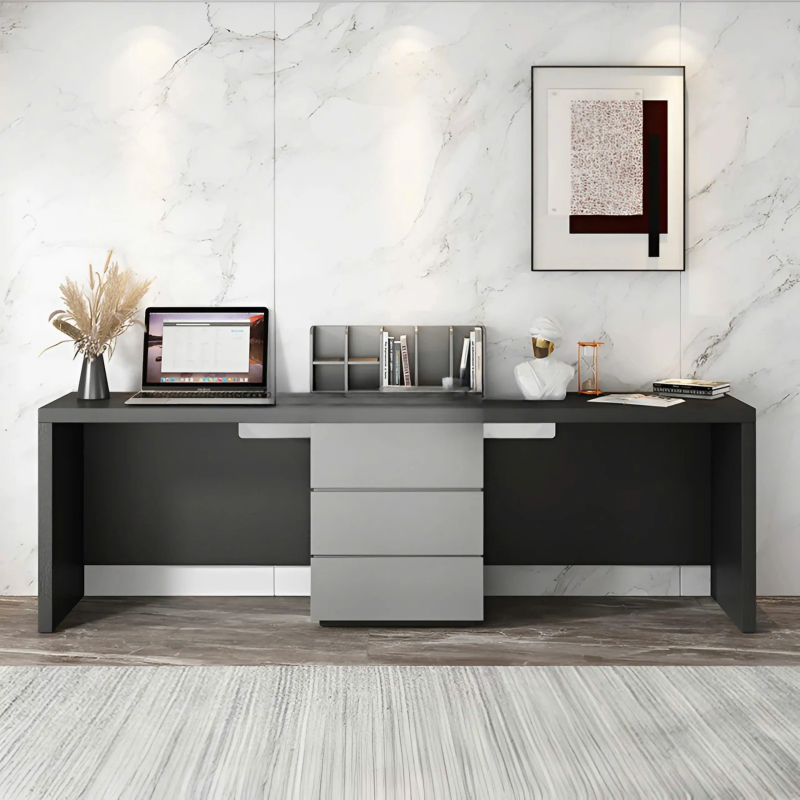 Bàn Làm Việc Đôi Gỗ MDF Tối Ưu Không Gian - BLV133