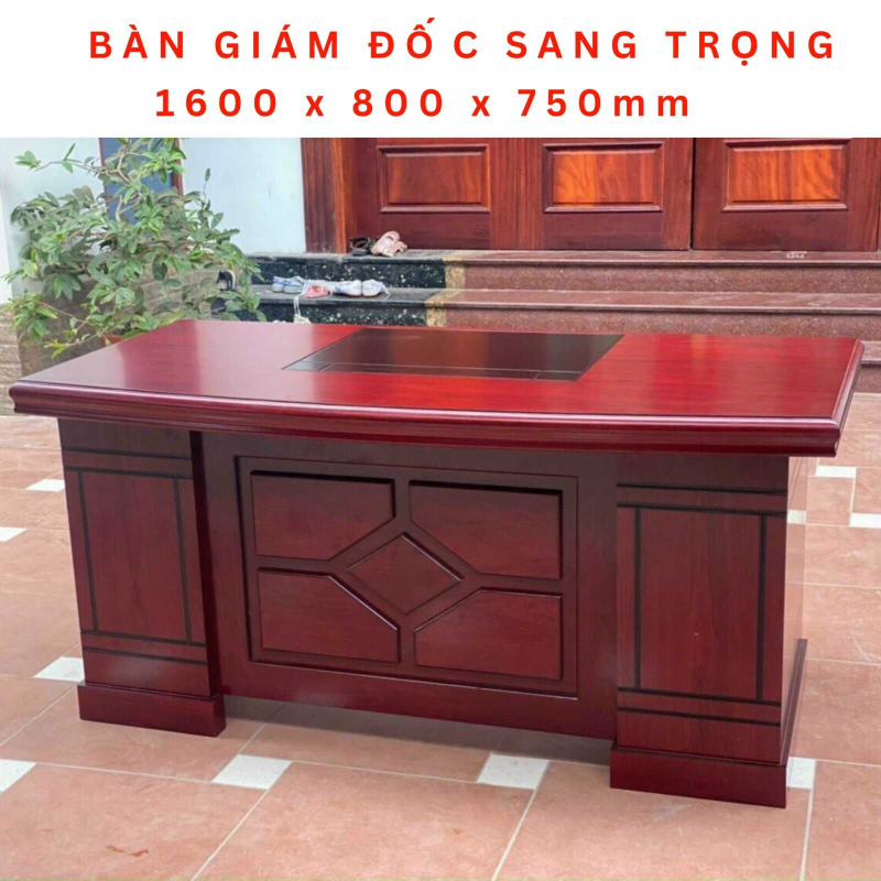 Bàn Giám Đốc Cổ Điển 1m6 x 80 - BGĐ24