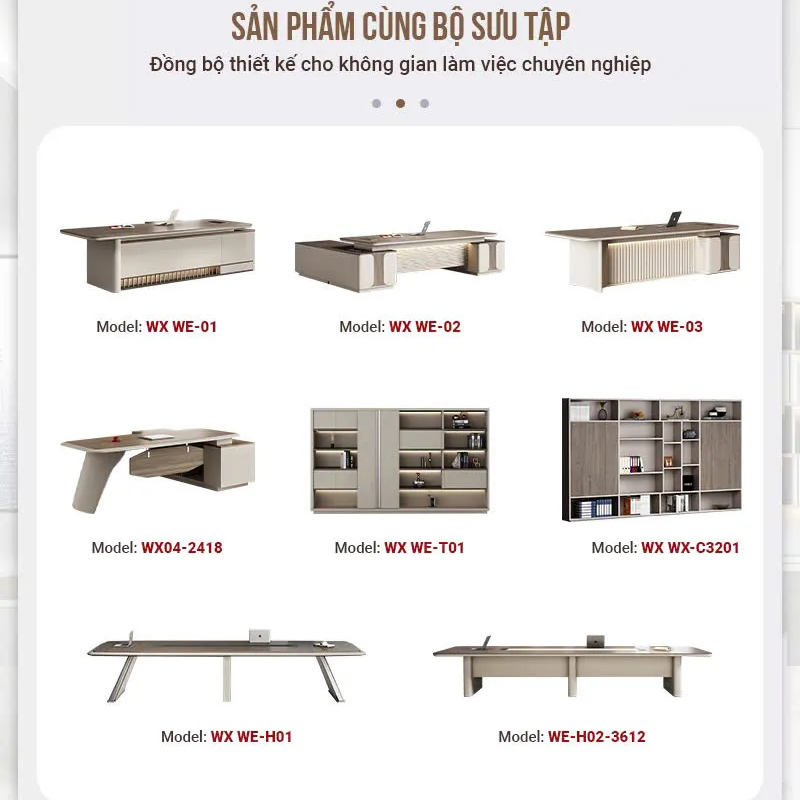Bàn Giám Đốc Tối Giản Sang Trọng - BGĐ97