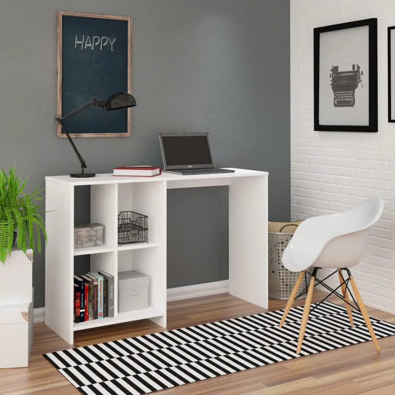 Bàn Làm Việc Gỗ Có Kệ Sách Nhiều Ngăn Tiện Lợi - BG61