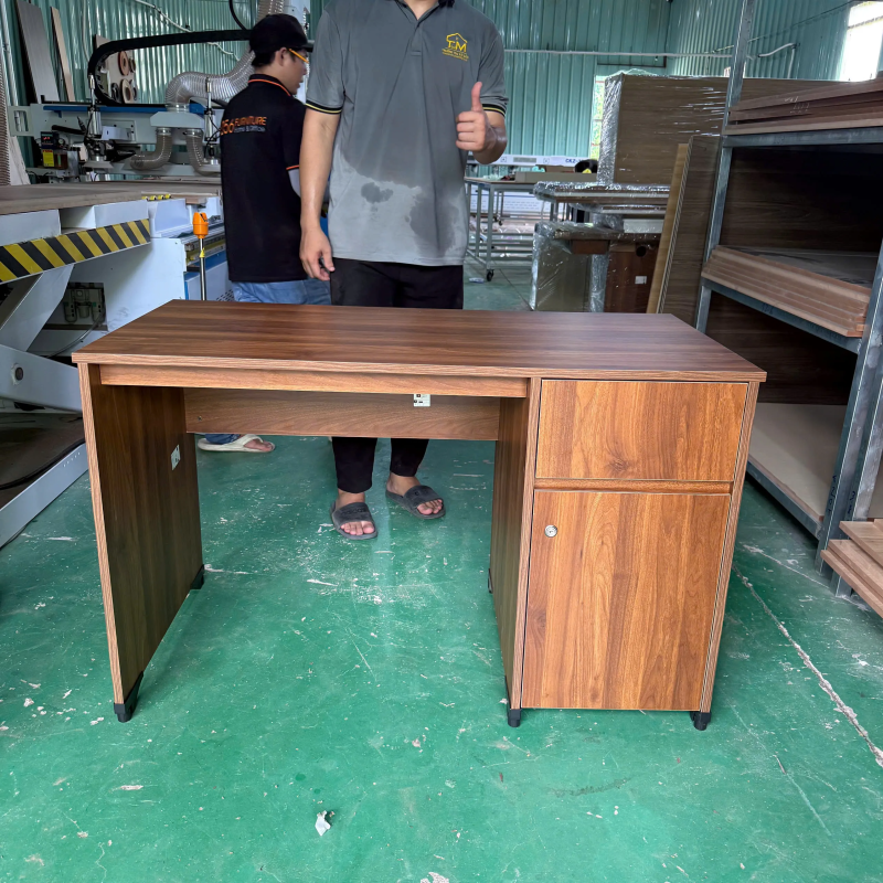 Bàn Làm Việc Gỗ Có Ngăn Kéo Và Tủ Khóa - BG80