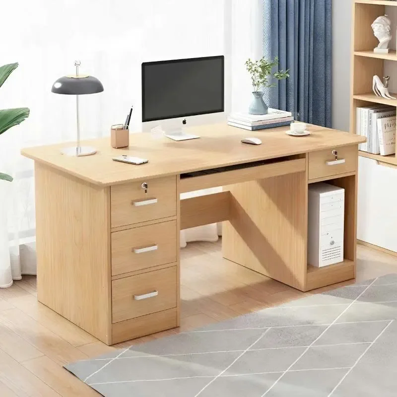 Bàn Làm Việc Gỗ Hai Tủ Nhiều Ngăn Kéo Cao Cấp - BG81