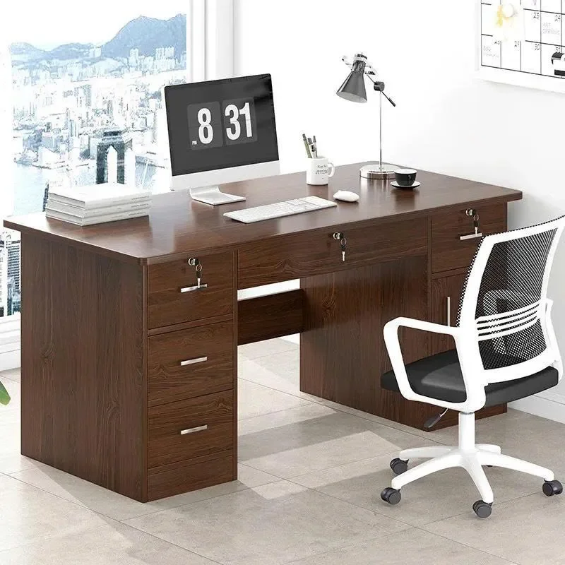 Bàn Làm Việc Gỗ Hai Tủ Nhiều Ngăn Kéo Cao Cấp - BG81