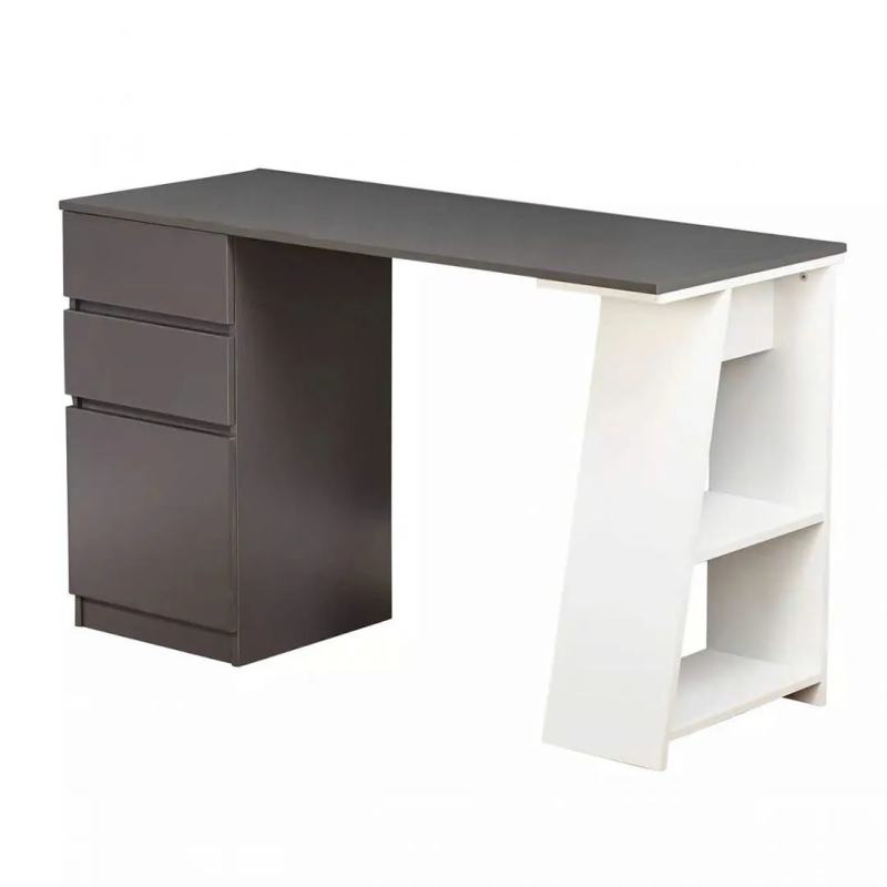 Bàn Làm Việc Gỗ Hiện Đại Tủ Kéo Kèm Kệ Mở - BG74