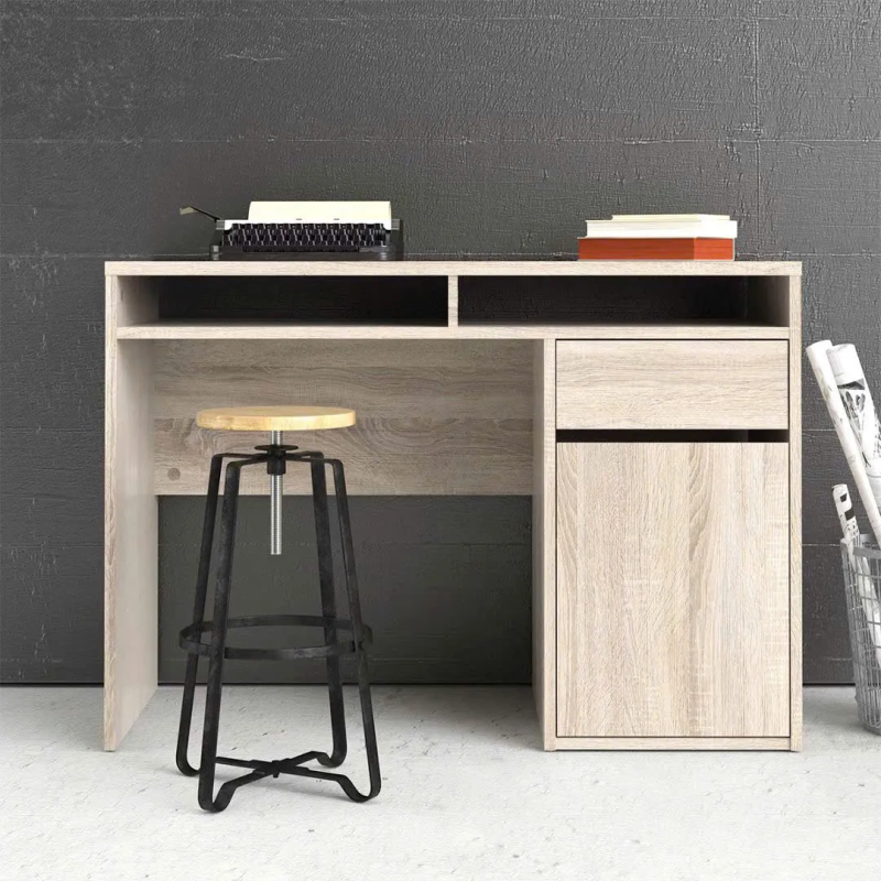 Bàn Làm Việc Gỗ Kèm Tủ Và Ngăn Kệ Để Tài Liệu - BG64