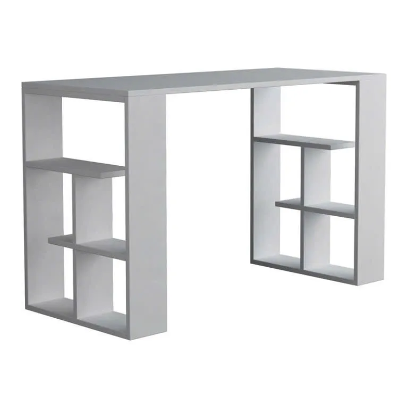 Bàn Làm Việc Gỗ Thiết Kế Tối Giản Kèm Kệ Lưu Trữ - BG59