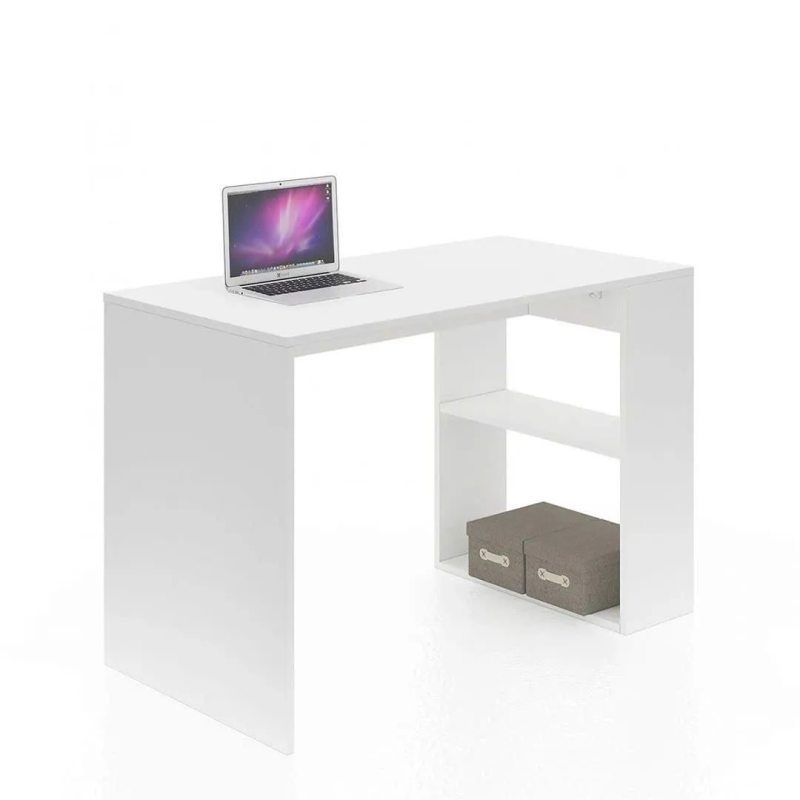 Bàn Làm Việc Gỗ Tối Giản Kèm Kệ Sách Hai Tầng - BG60