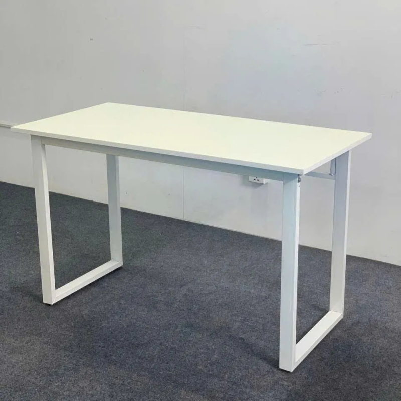 Bàn Làm Việc Văn Phòng Chân Sắt Trắng Chữ U - BLV5