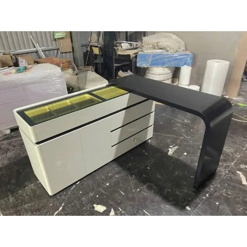 Bàn Trang Điểm Cao Cấp Thiết Kế Tủ Kính Sang Trọng - BTD42