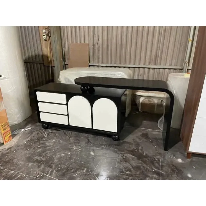 Bàn Trang Điểm Phối Màu Đen Trắng Sang Trọng - BTD45