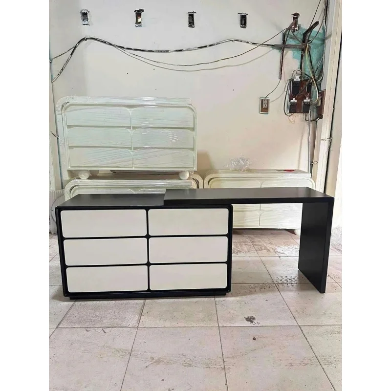 Bàn Trang Điểm Kèm Tủ 6 Ngăn Chân Cầu Hiện Đại - BTD20