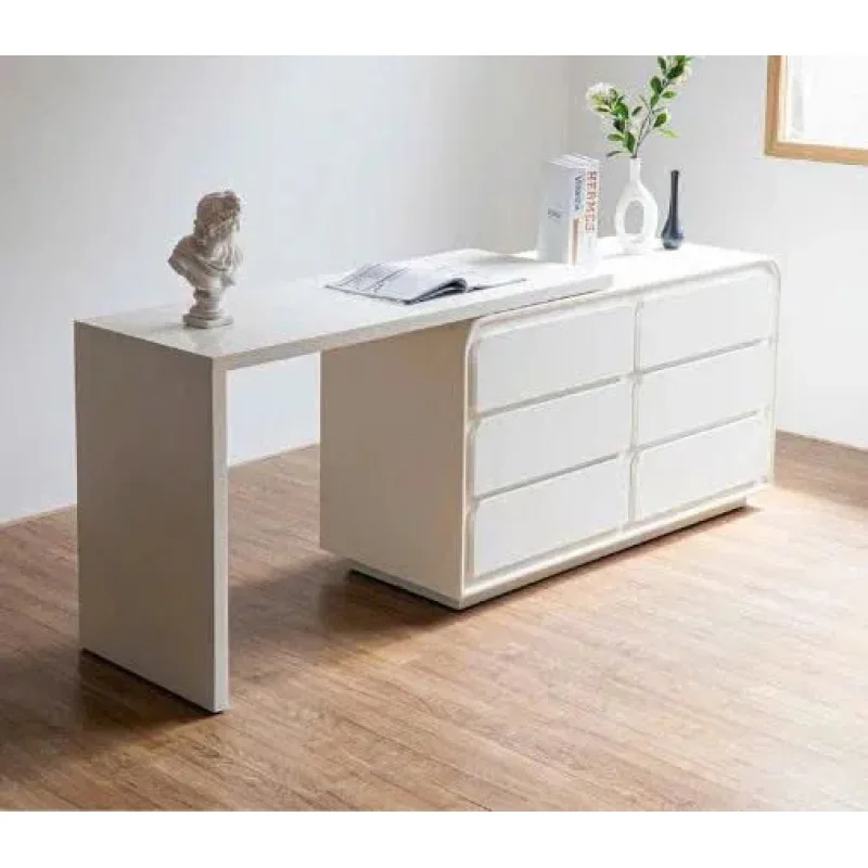 Bàn Trang Điểm Kèm Tủ 6 Ngăn Chân Cầu Hiện Đại - BTD20