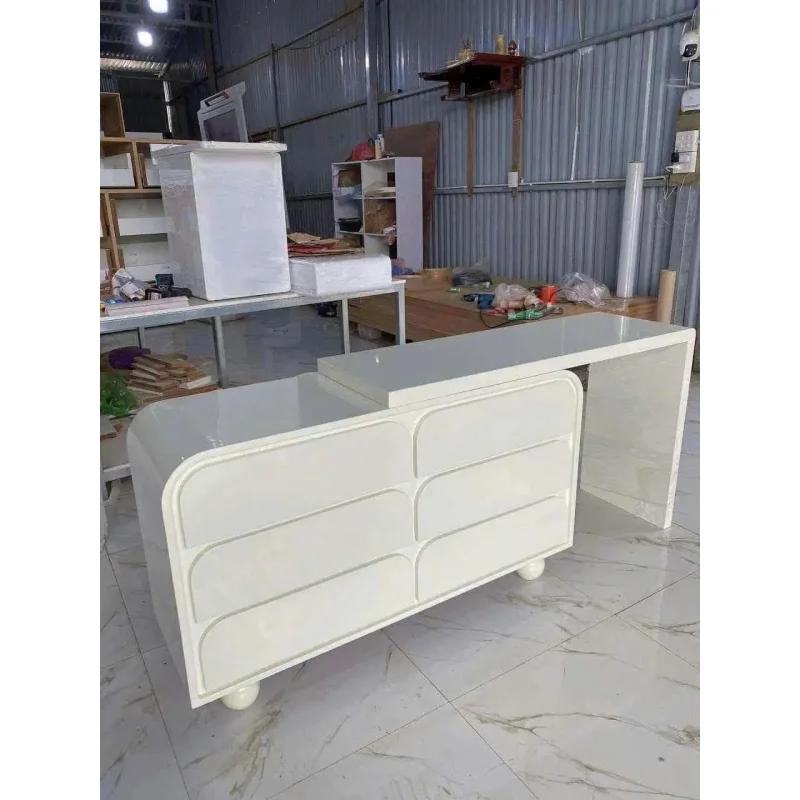 Bàn Trang Điểm Kèm Tủ 6 Ngăn Chân Cầu Hiện Đại - BTD20