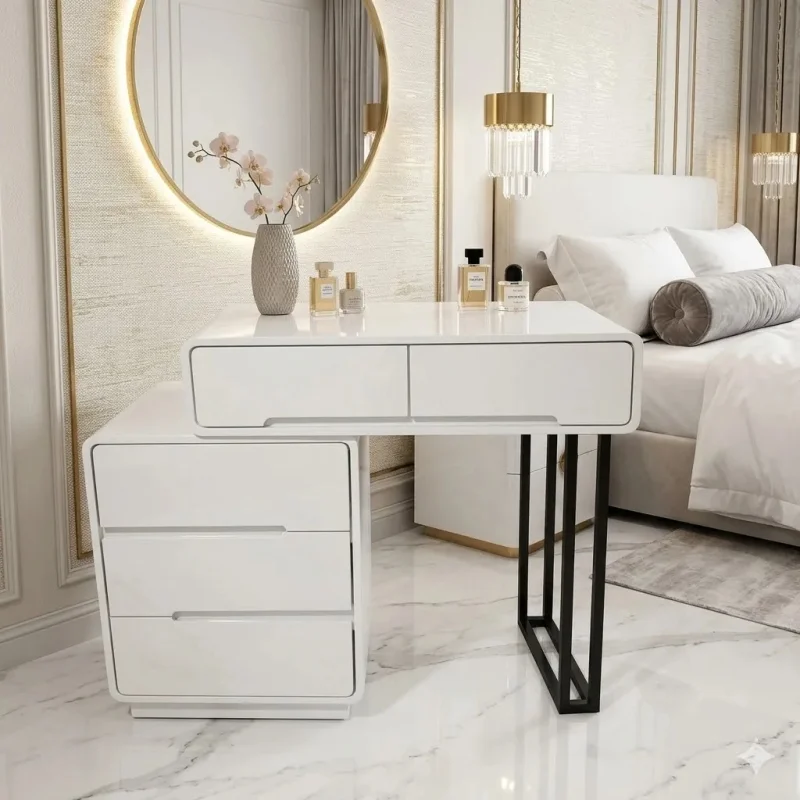Bàn Trang Điểm Mini Chân Sắt Sơn Tĩnh Điện - BTD36