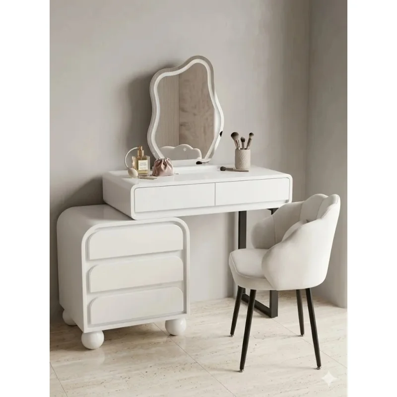 Bàn Trang Điểm Mini Chân Sắt Sơn Tĩnh Điện Thiết Kế Hiện Đại - BTD29