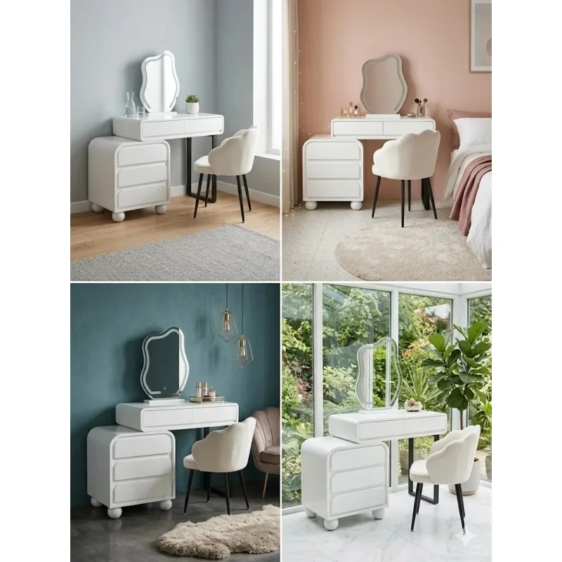Bàn Trang Điểm Mini Chân Sắt Sơn Tĩnh Điện Thiết Kế Hiện Đại - BTD29