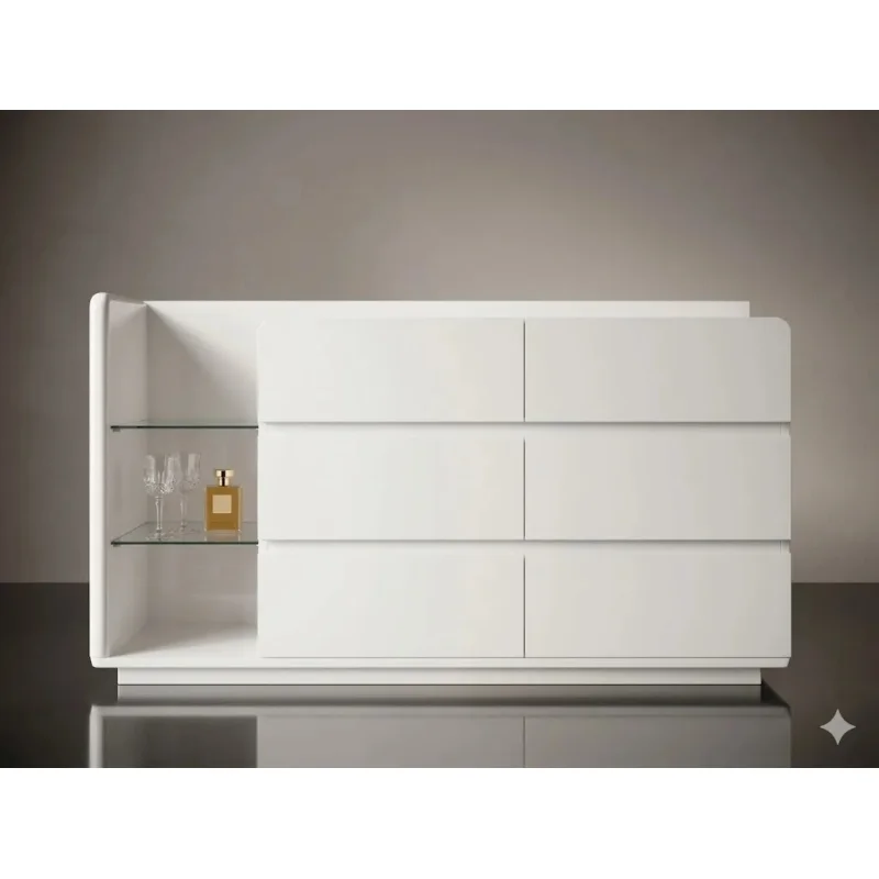 Bàn Trang Điểm Tủ 6 Ngăn Kéo Kết Hợp 3 Ngăn Kệ - BTD38