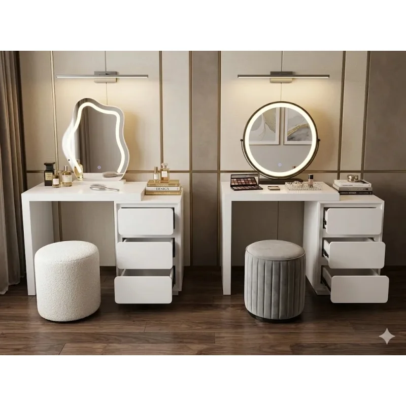 Bàn Trang Điểm Nhỏ Gọn Kèm Tủ 3 Ngăn Hiện Đại - BTD21