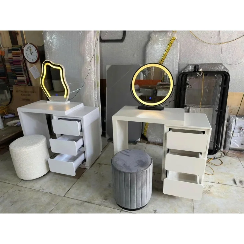 Bàn Trang Điểm Nhỏ Gọn Kèm Tủ 3 Ngăn Hiện Đại - BTD21