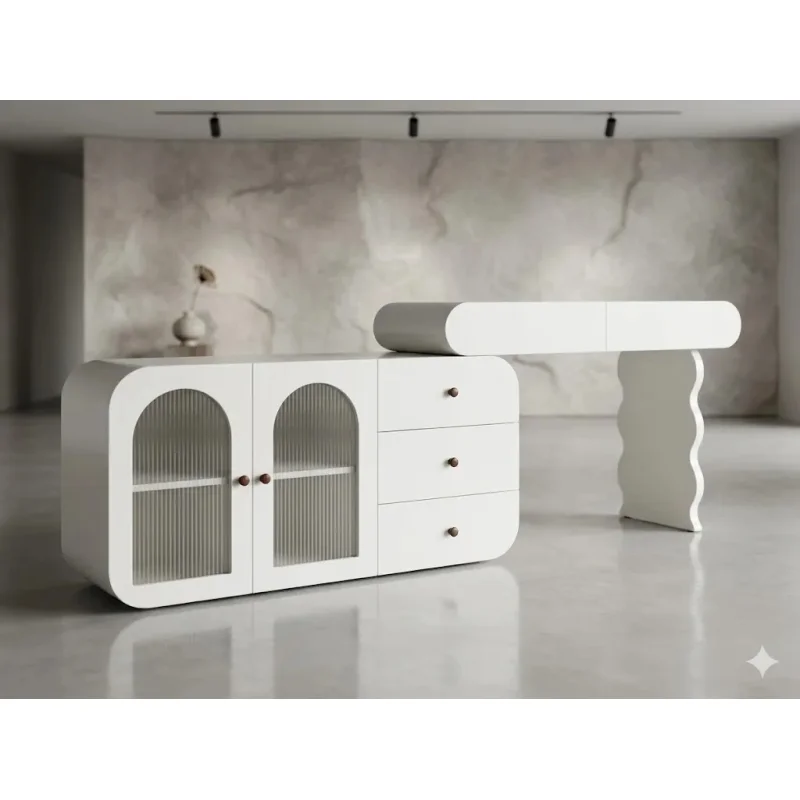 Bàn Trang Điểm Tủ Kính Vòm Hiện Đại - BTD48