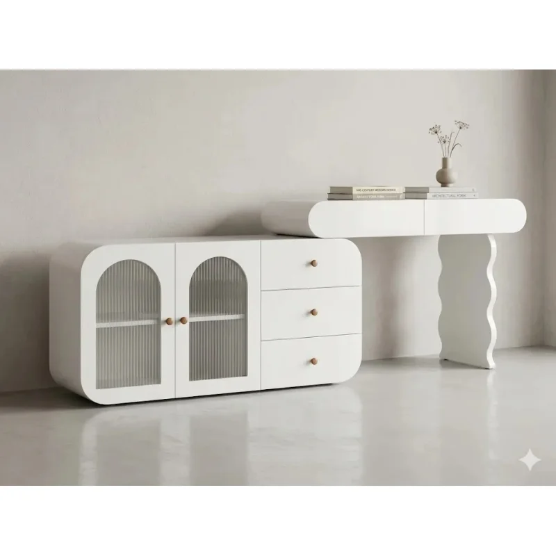 Bàn Trang Điểm Tủ Kính Vòm Hiện Đại - BTD48