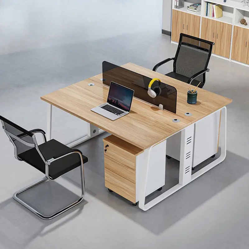 Bàn Cụm Làm Việc 2 Người Chân Sắt - BC26