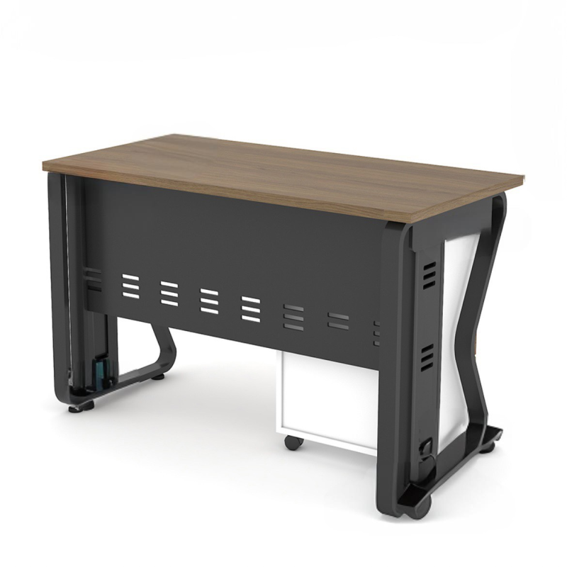 Bàn Văn Phòng Làm Việc K Uốn Yếm Che Lửng - BLV28