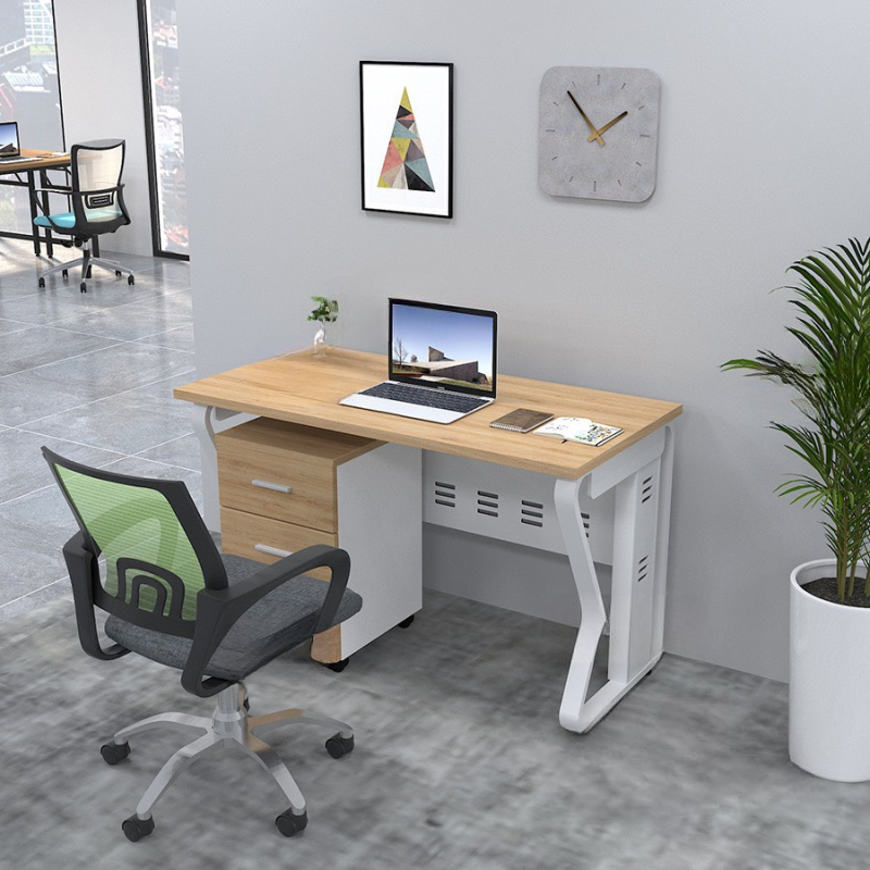 Bàn Văn Phòng Làm Việc K Uốn Yếm Che Lửng - BLV28