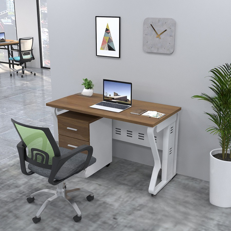 Bàn Văn Phòng Làm Việc K Uốn Yếm Che Lửng - BLV28