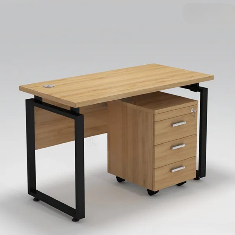 Bàn Văn Phòng Làm Việc Chân Sắt Chữ U- BLV24
