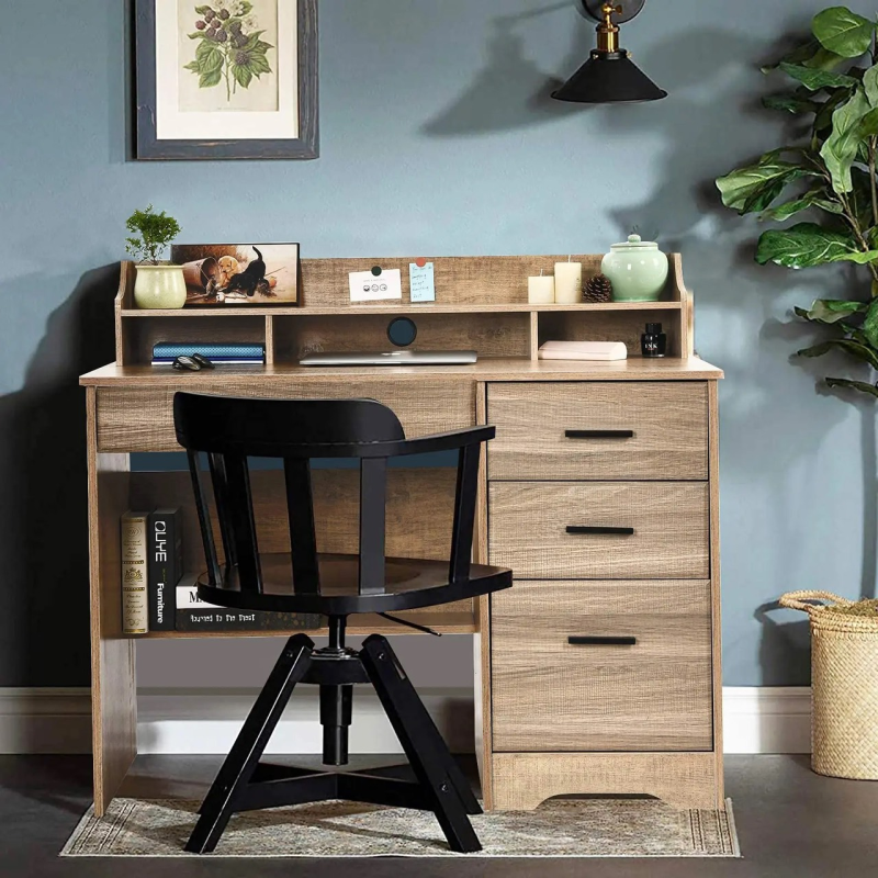 Bàn Làm Việc Gỗ MDF Có Hộc - BG26