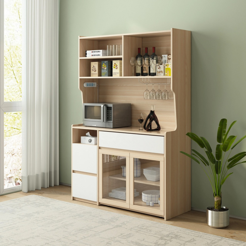 Tủ Bếp Gỗ Nhiều Ngăn Đa Năng - TB01
