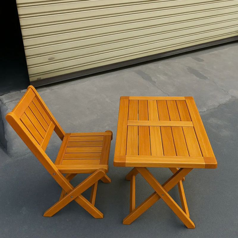 Bộ Bàn Ghế Tiếp Khách 4 Ghế Gấp Gọn Bàn Vuông - BGCF2