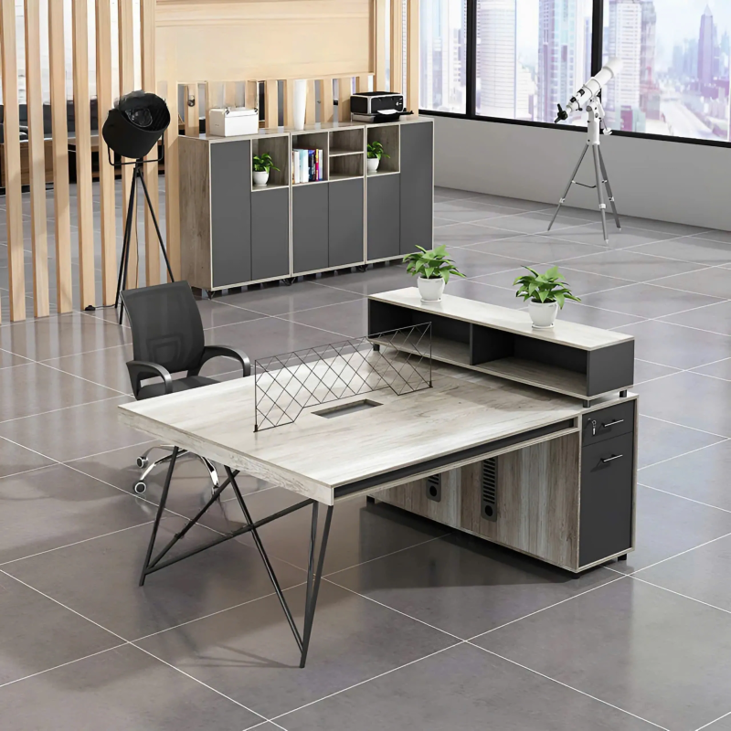 Cụm Bàn Làm Việc 2 Người Chân Sắt Vững Chắc - BC54